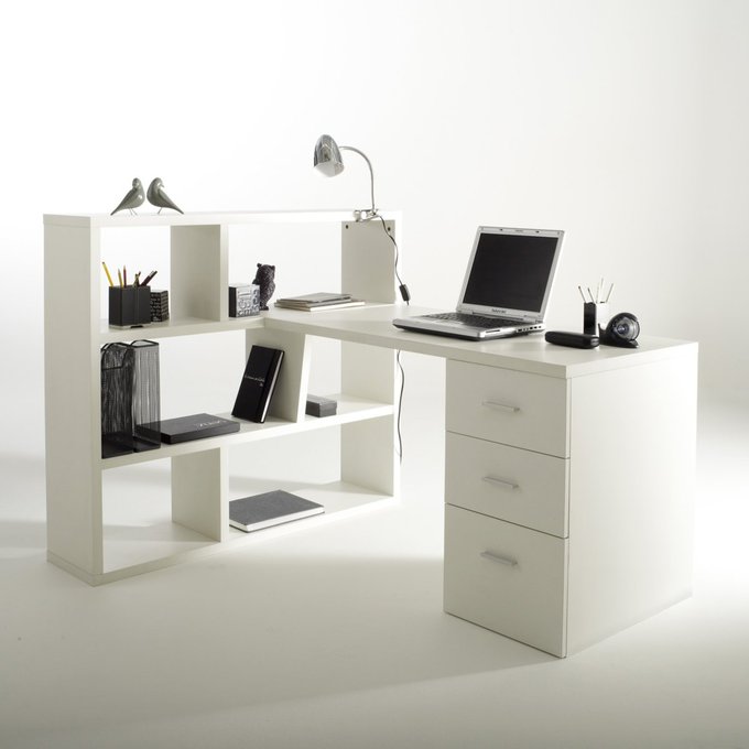 Fenon Reversible Desk With Bookcase La Redoute Interieurs La Redoute