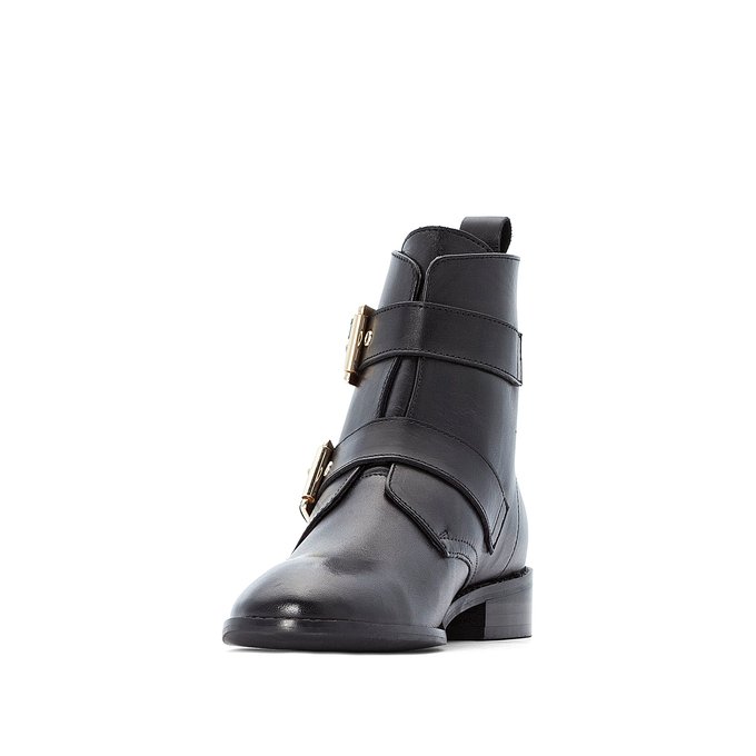 ankle boots with buckle detail