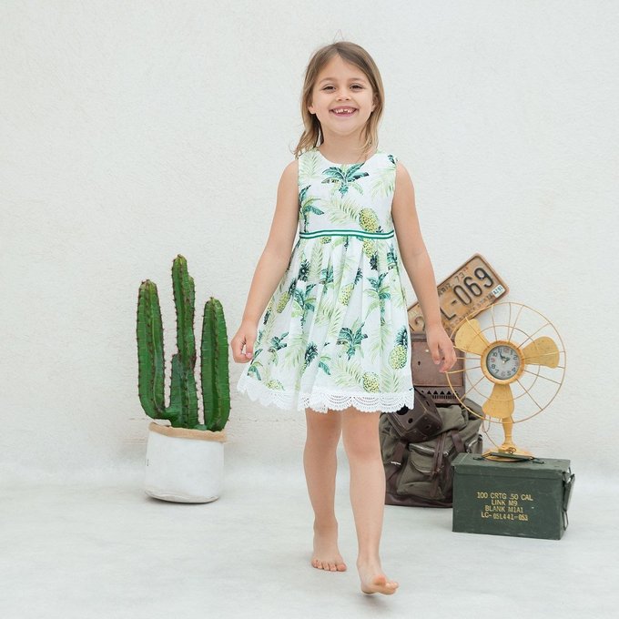robe tropical enfant