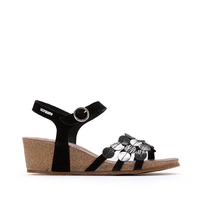 mephisto black sandals