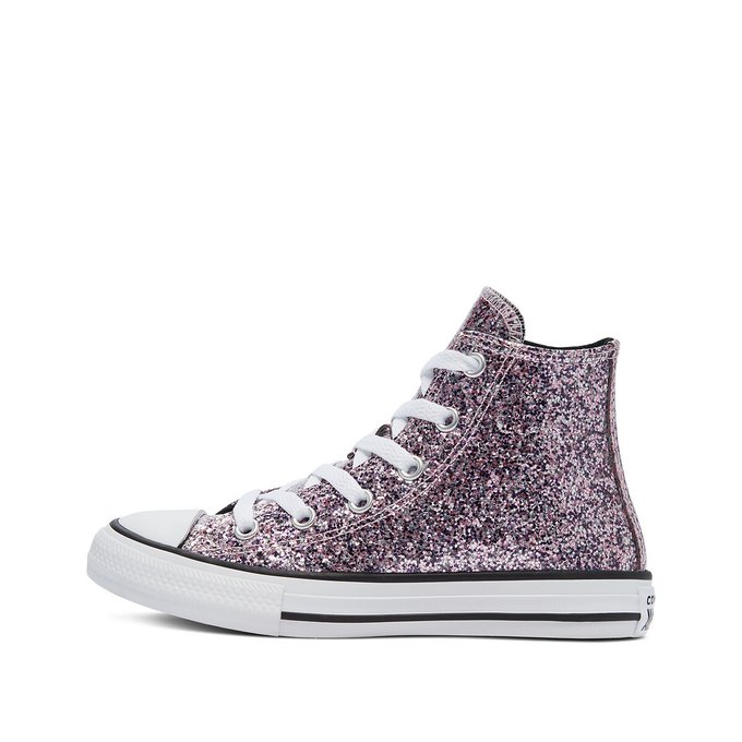 purple converse trainers