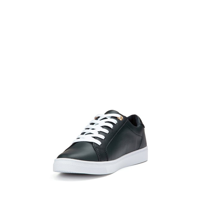 tommy hilfiger metallic detail city trainers