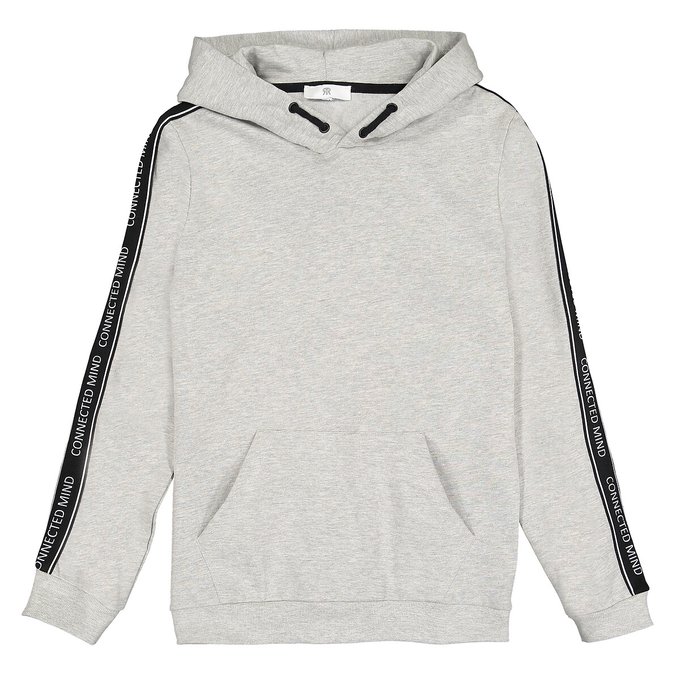 Cotton mix hoodie, 10 16 years , grey Air cotton mix cropped hoodie, 6 16
