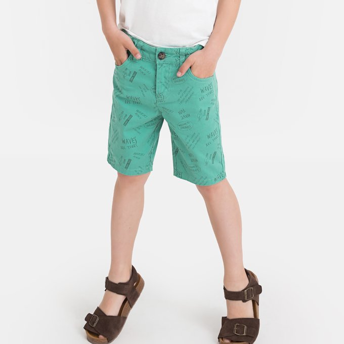 3-12 Years La Redoute Collections Big Boys Combat Bermuda Shorts