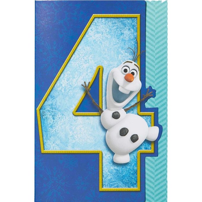 Carte Anniversaire 4 Ans Olaf Multicolore Draeger La Carterie La Redoute Carte Anniversaire 4 Ans Olaf Multicolore Draeger La Carterie La Redoute