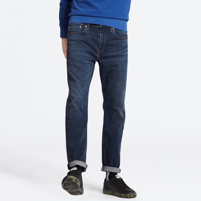 levi's 502 regular tapered jeans blue