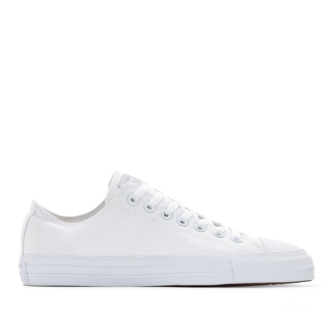 star ox mono canvas low top trainers 