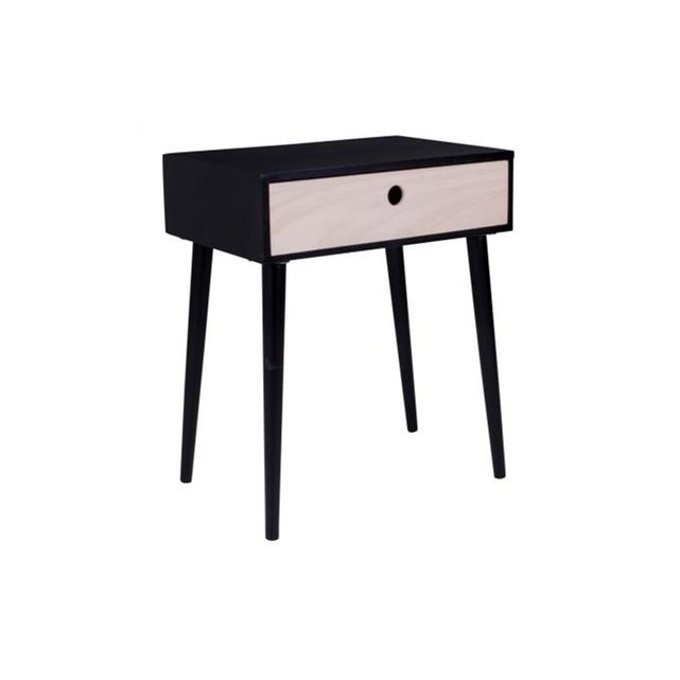 Table De Chevet Scandinave Noire Souris Noir Declikdeco La Redoute