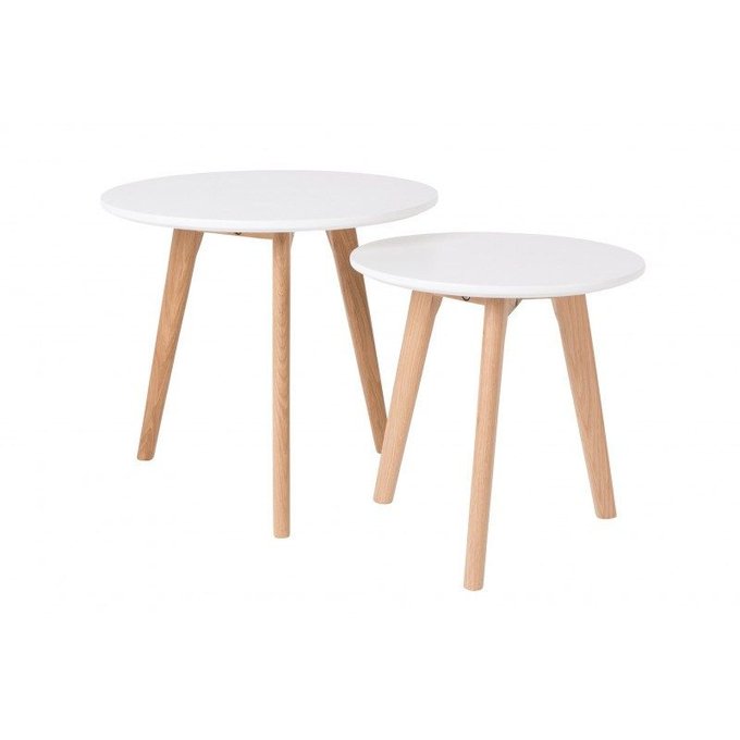 2 Tables D Appoint Scandinave Bodine Blanc Drawer La Redoute
