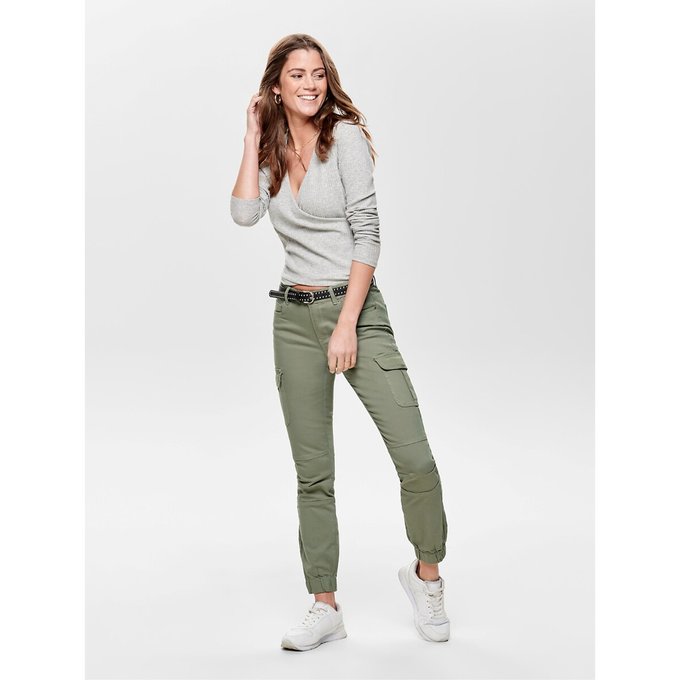 khaki slim fit cargo pants