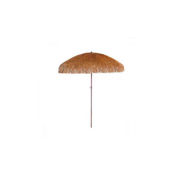 Parasol De Plage En Paille Palloza Ezpeleta Marron Ezpeleta