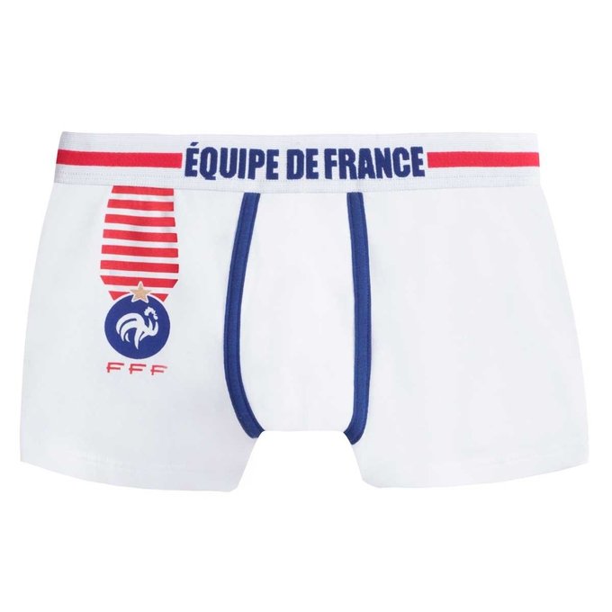 Equipe de FRANCE de football Boxer FFF Collection Officielle Taille Enfant gar/çon