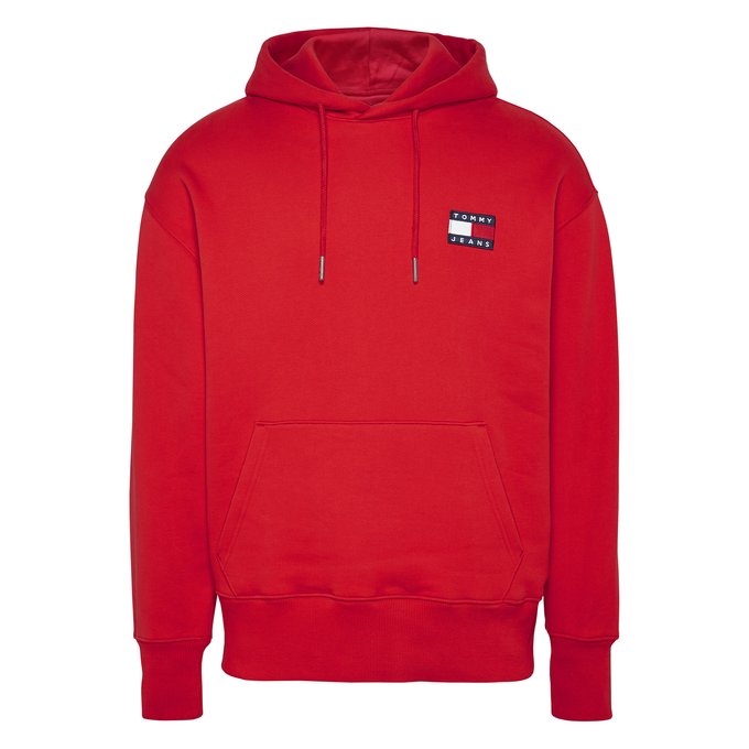 tommy badge hoodie