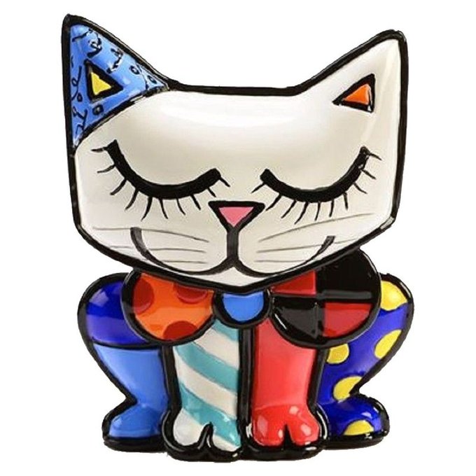 Statuette Britto Chat Multicolore Enesco La Redoute