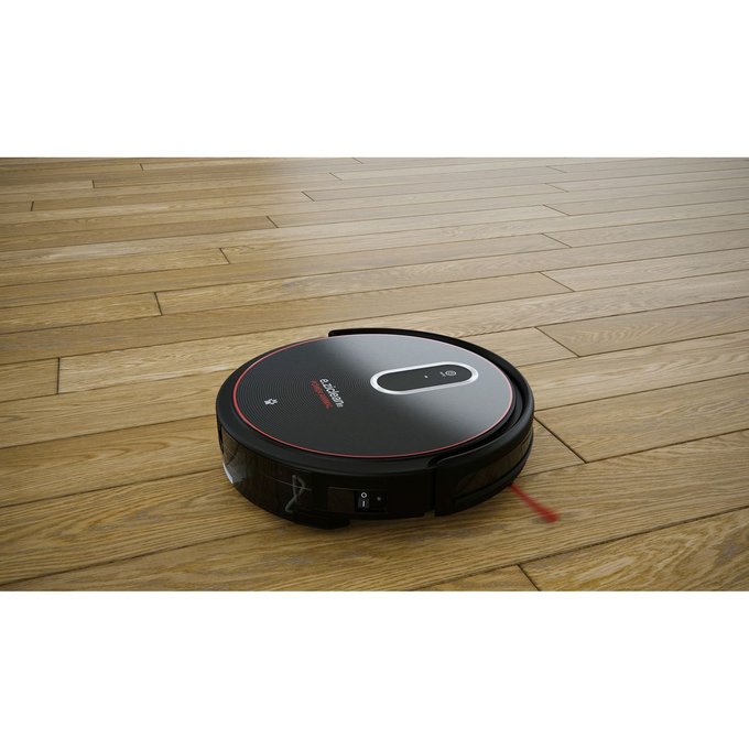 Aspirateur robot power animal noir, rouge Eziclean | La Redoute Aspirateur robot power animal noir, rouge Eziclean | La Redoute