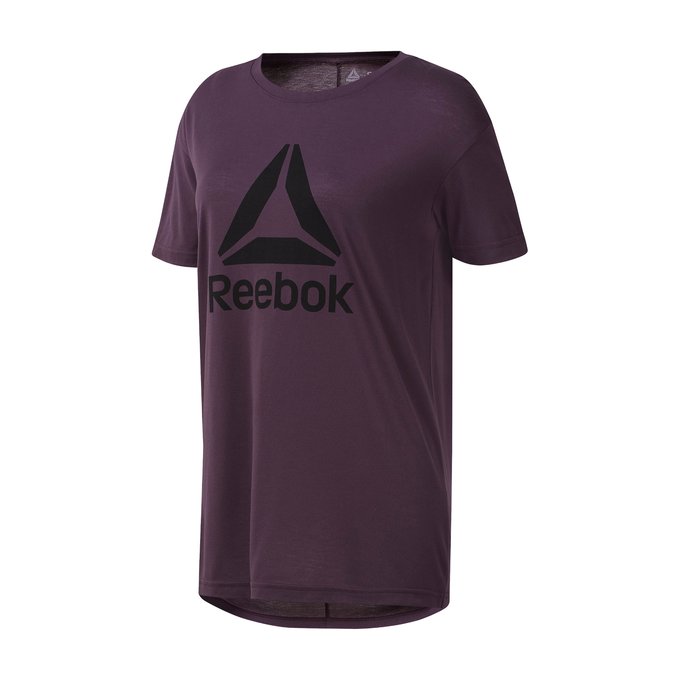 reebok t shirt femme argent