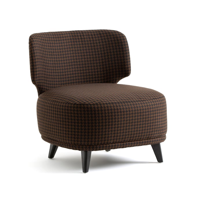 Sessel Odalie Chevron Gr Xl Design E Gallina Braun Schwarz Am