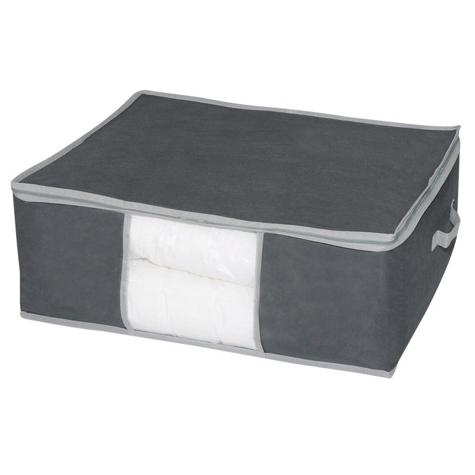 Non Woven Storage Bag Specially For Duvets And Blankets Dark Grey