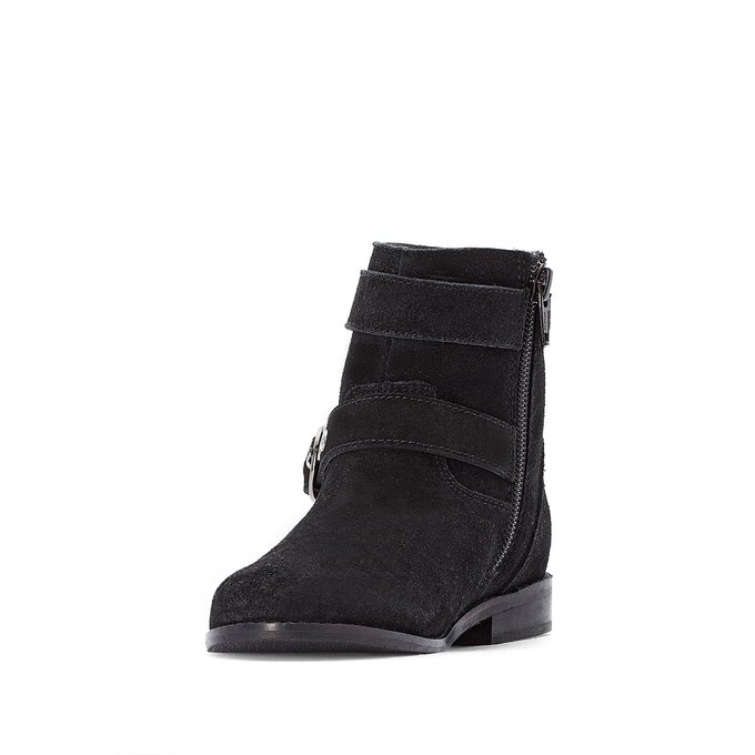 Bota Feminina Infantil Criança Com Zíper 7649 Bota Feminina Infantil Criança Com Zíper 7649