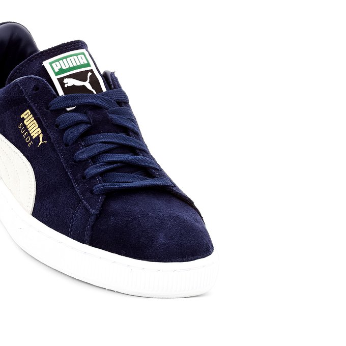 Suede classic + trainers blue/white 