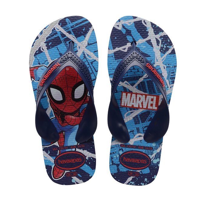 Kids Max Marvel Spiderman Flip Flops