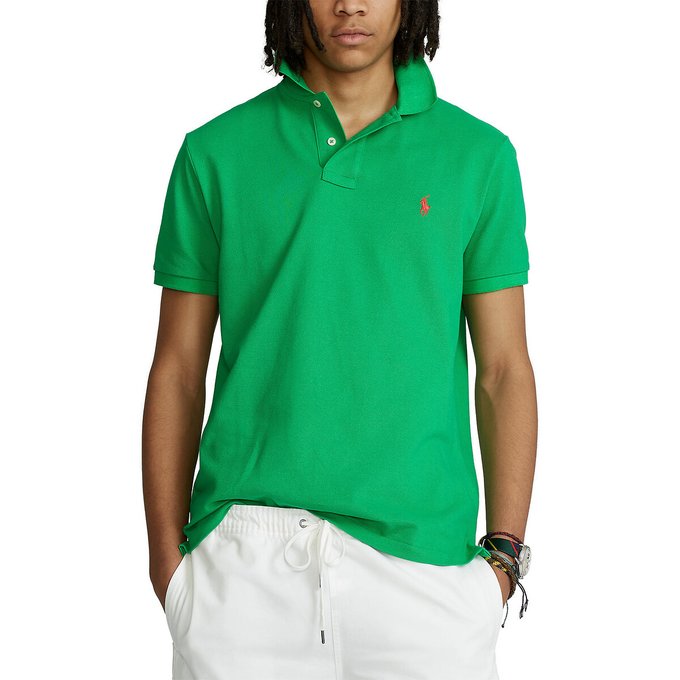 Polo slim em malha piqué