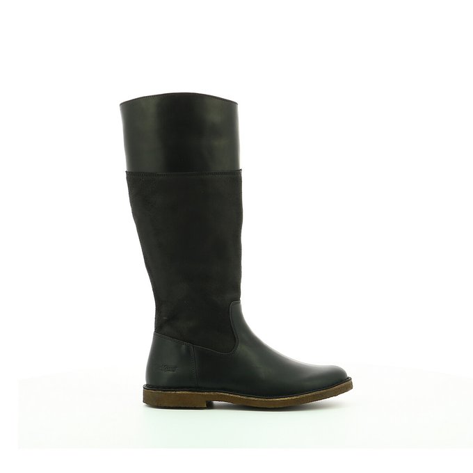 Bottes Cuir Tintabo Noir Kickers La Redoute