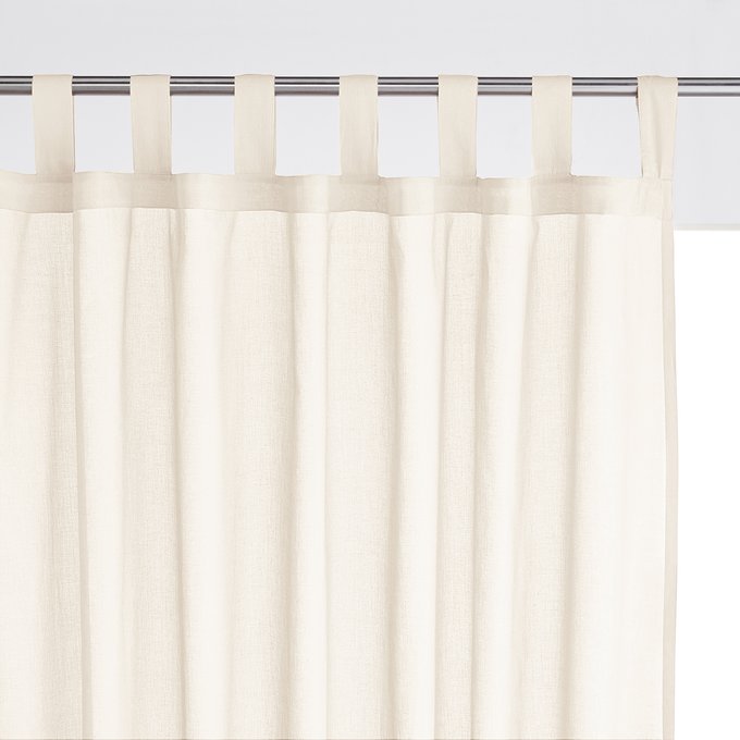 Single Cotton Voile Panel With Tab Top La Redoute Interieurs La