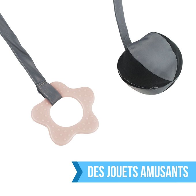 MONSIEUR BÉBÉ Protège Siège Chariot pour bébé enfant + jouets MONSIEUR BÉBÉ Protège Siège Chariot pour bébé enfant + jouets