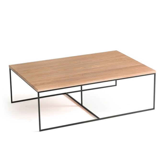 Auralda Oak Coffee Table Large Size Natural Am Pm La Redoute - Coffee Table Large Rectangle Auralda Oak Coffee Table Large Size Natural Am Pm La Redoute - Coffee Table Large Rectangle