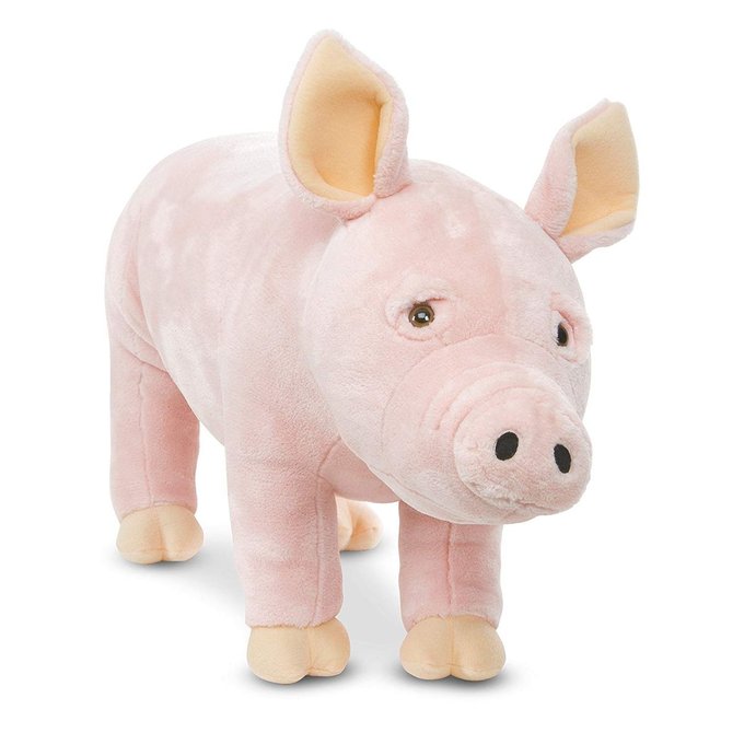 cochon peluche geante