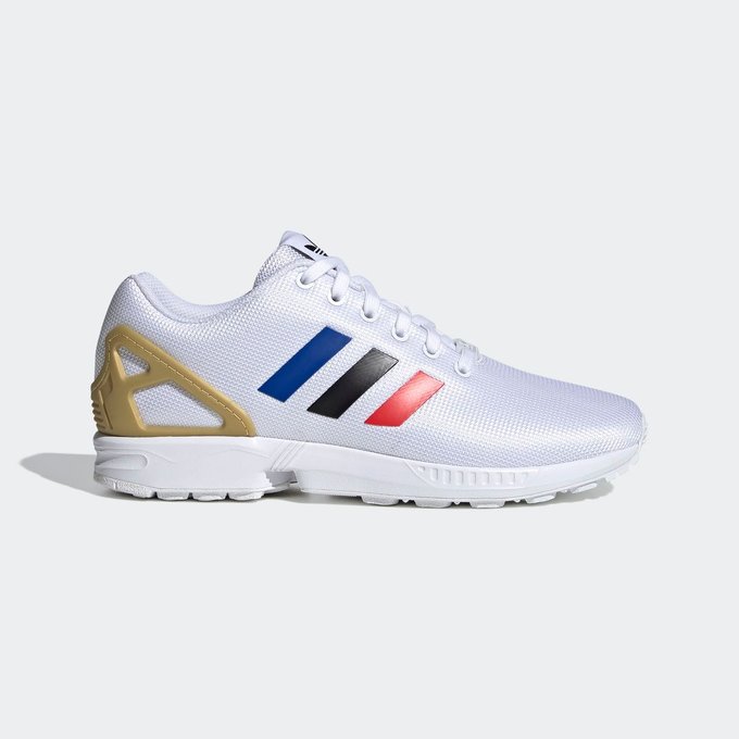 zx flux blanche et rose