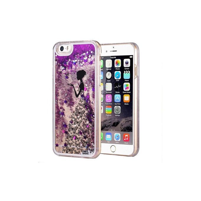 coque iphone 5 liquide paillette papillon coque iphone 5 liquide paillette papillon