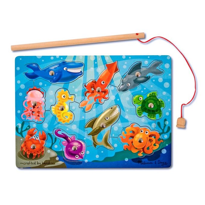 Pêche à la ligne bois magnétique Melissa Et Doug | La Redoute Pêche à la ligne bois magnétique Melissa Et Doug | La Redoute