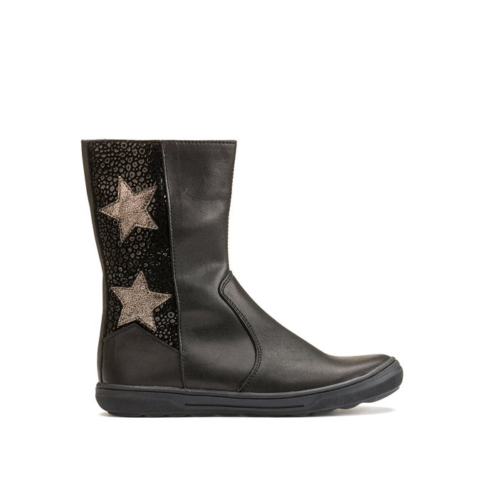 Kids Leather Calf Boots