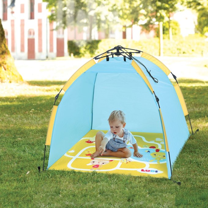 Tente Minute Anti Uv Bleu Jaune Ludi La Redoute Tente Minute Anti Uv Bleu Jaune Ludi La Redoute