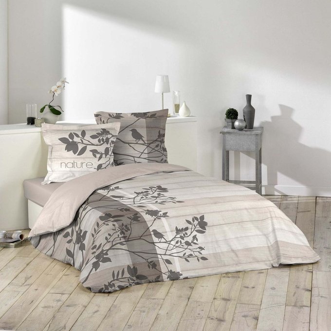 Douceur dInt/érieur Parure de Couette Coton 240x260 cm Multicolore