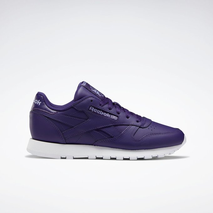 reebok classic leather homme violet