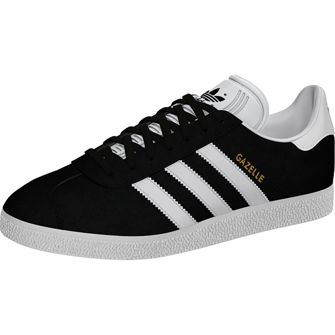 Gazelle trainers , black/white, Adidas 