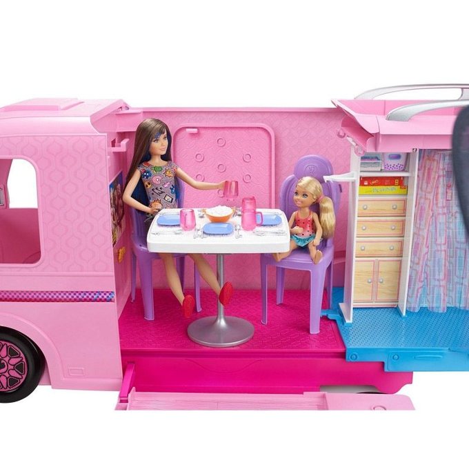 camping car transformable barbie