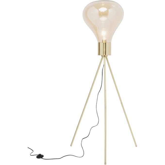 Lampadaire tripod pear 160cm doré or Kare Design | La Redoute Lampadaire avec Tablette 160cm Naturel | Lampadaire design