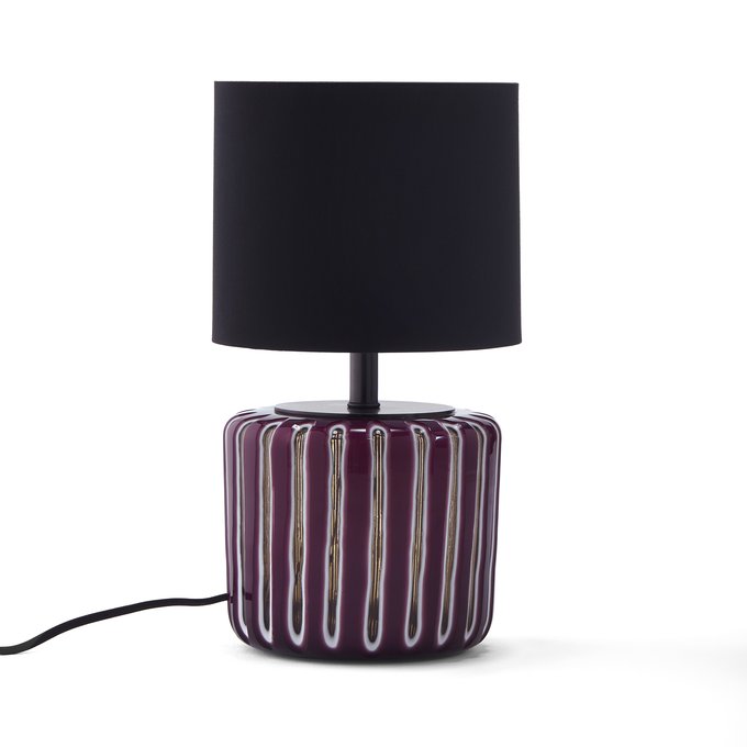 aubergine table lamp
