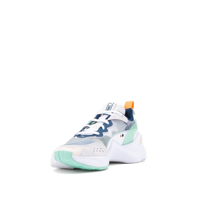 puma rise trainers in green