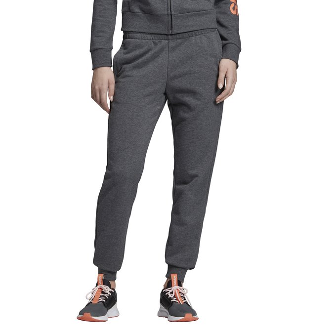 Jogginghose essentials linear logo dunkelgrau meliert Adidas Jogginghose essentials linear logo dunkelgrau meliert Adidas