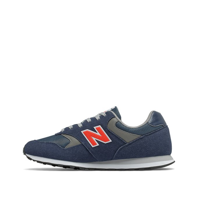 Ml373 Leather Trainers Blue New Balance La Redoute