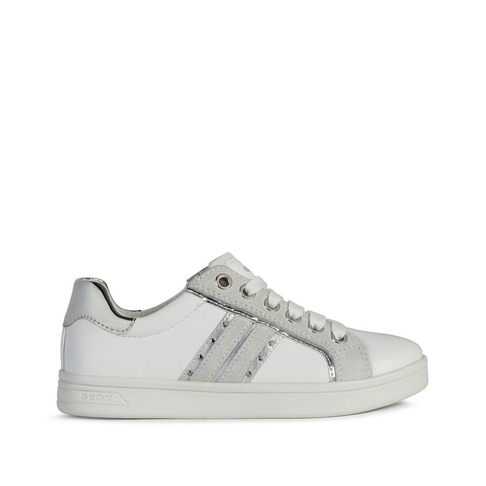 geox silver trainers