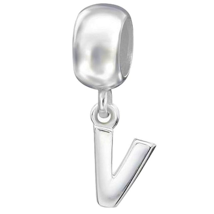 charms pandora lettre v charms pandora lettre v