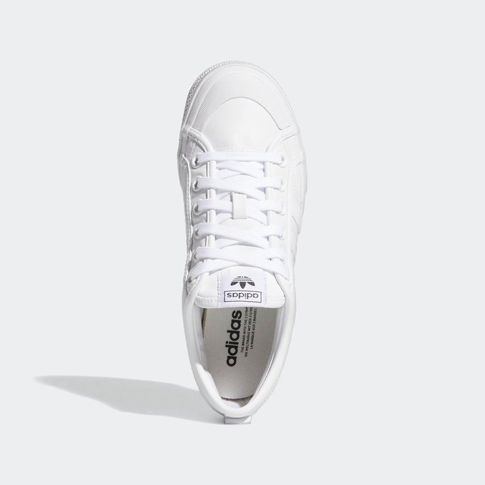 Baskets nizza platform blanc Adidas Originals | La Redoute Baskets nizza platform noir Adidas Originals | La Redoute