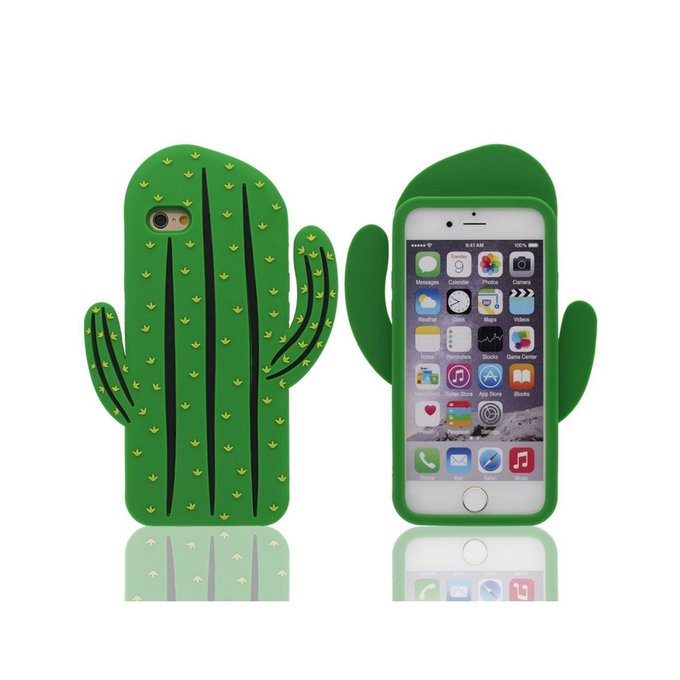coque iphone 6 silicone cactus