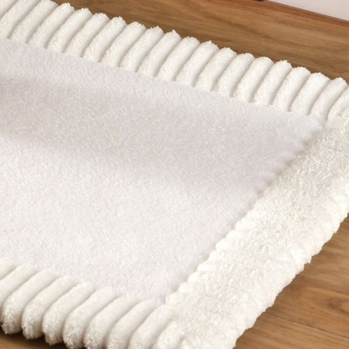 Tradition des vosges Tapis de Bain Chenille Beige 60 x 100 cm Beige